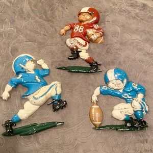 •Vintage• Homco 1976 Metal Football Players